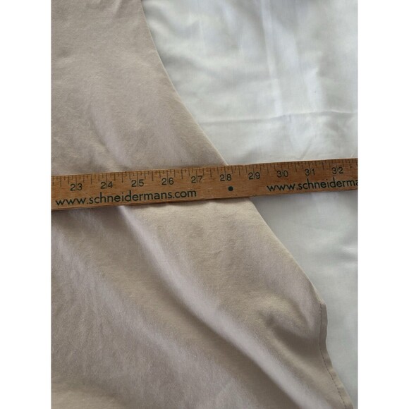 Planet by Lauren G Top One Size Beige Cotton Soft Lagenlook Comfy Shirt - Picture 10 of 13
